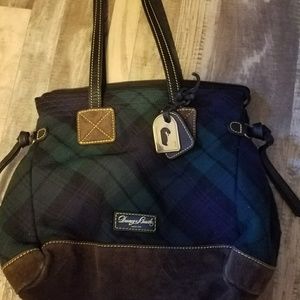 Plaid dooney and burke purse